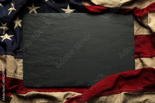 American flag background for Memorial Day or 4th of July photo
