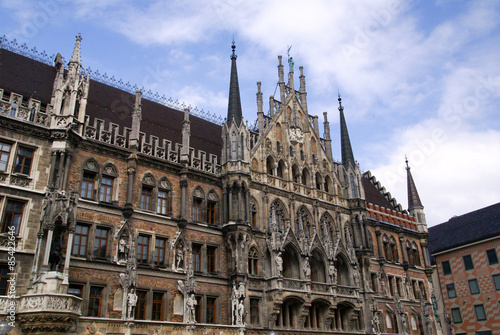Facade of the famous Townhall / Munich