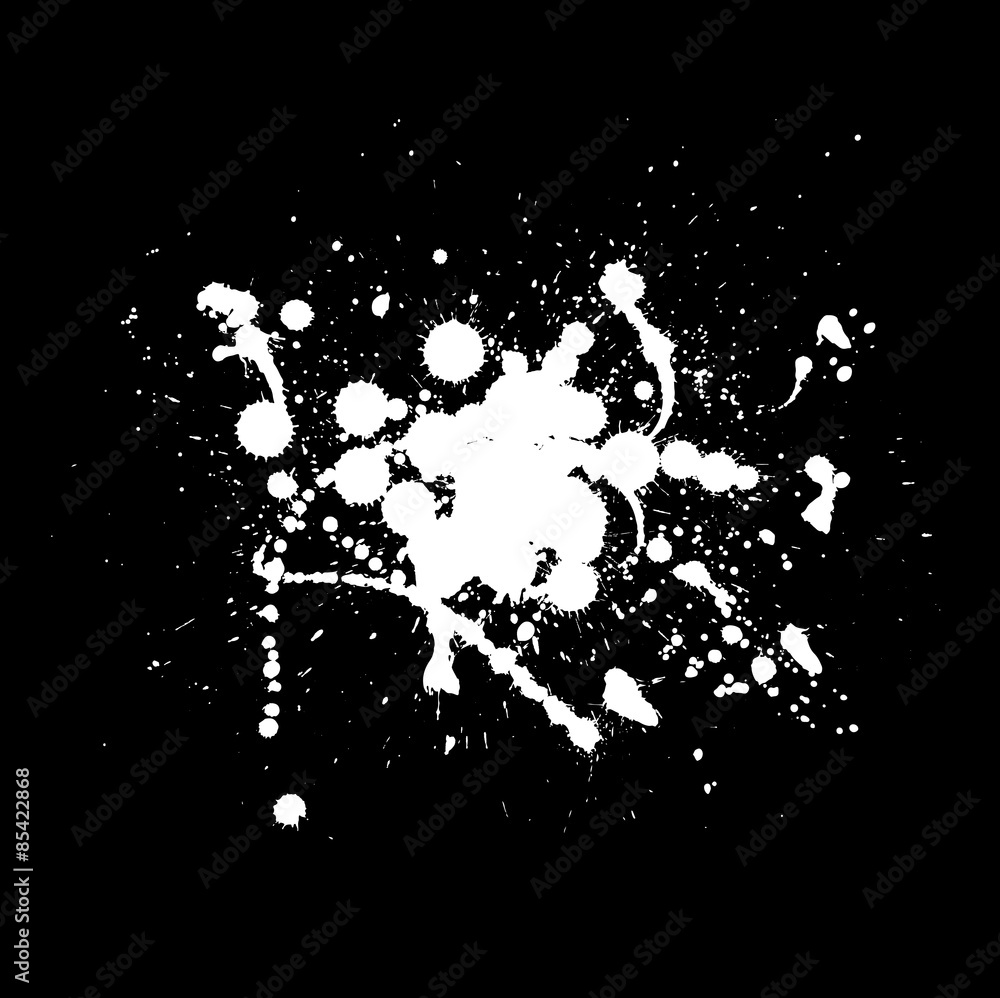Abstract vector background. Grunge paint banner. Black and white Abstract vector background. Grunge paint banner. Black and white