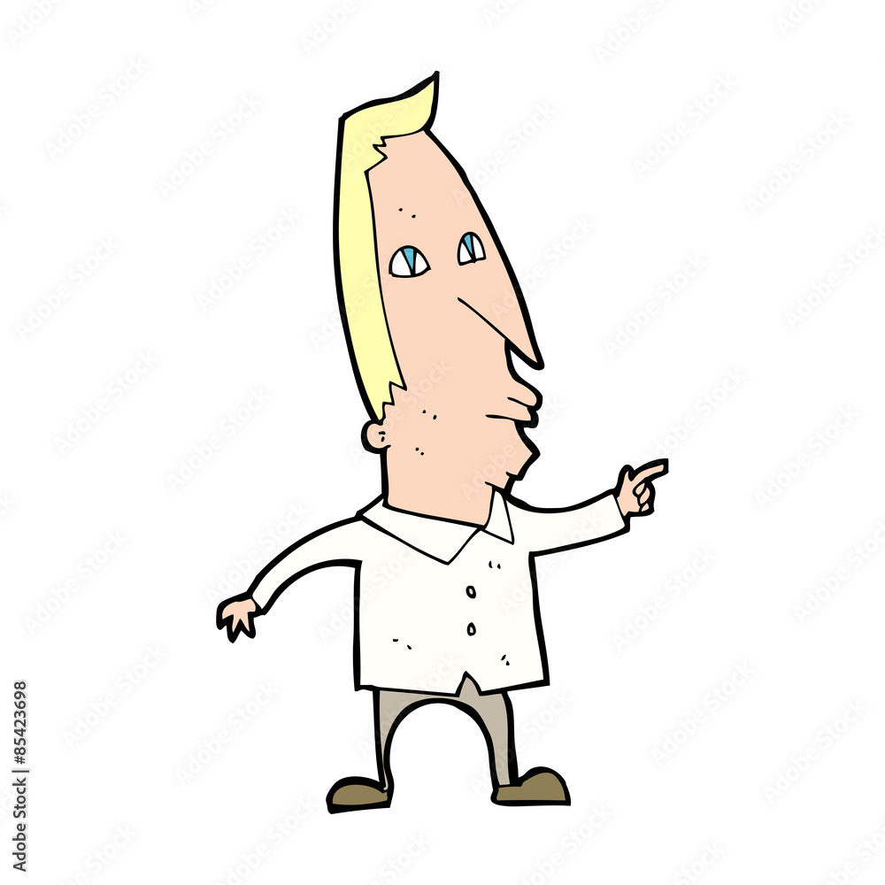 cartoon pointing man cartoon pointing man