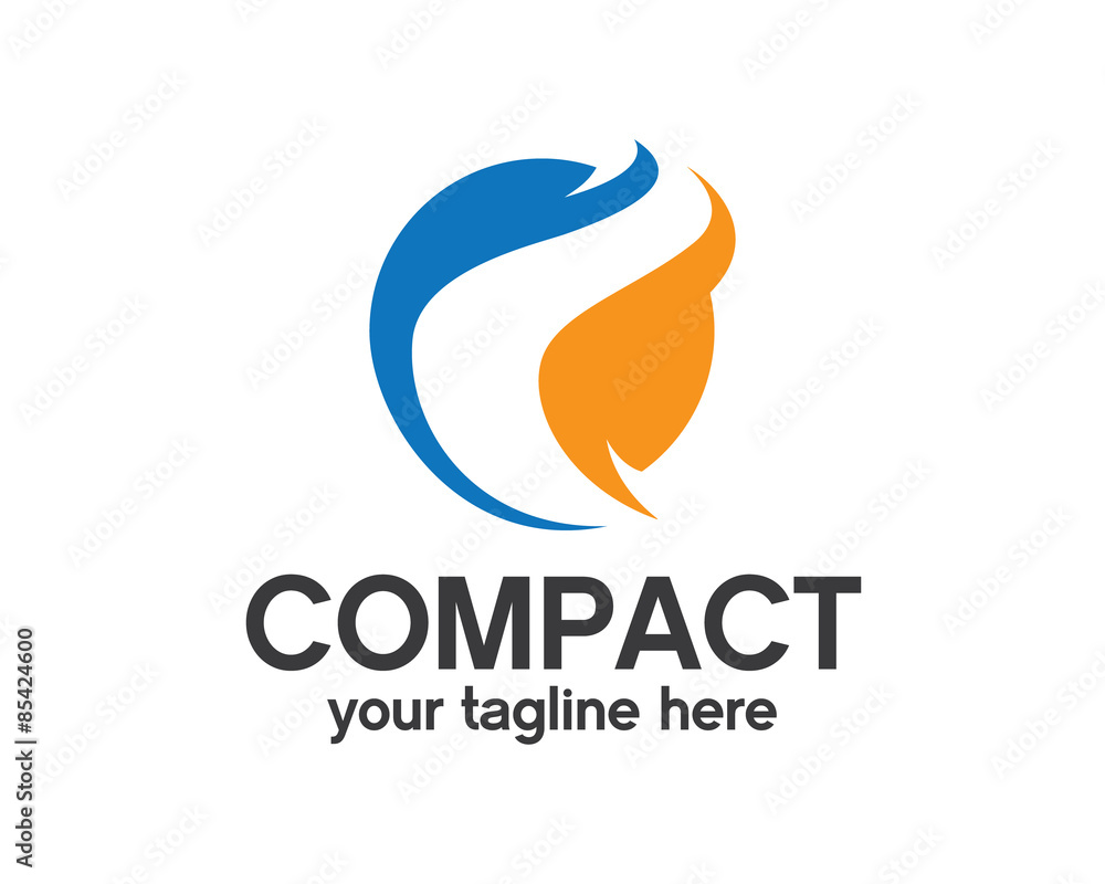 Letter C logo Template. Simple and clean design of letter C logo template. Circular letter C logo. Letter C logo Template. Simple and clean design of letter C logo template. Circular letter C logo.