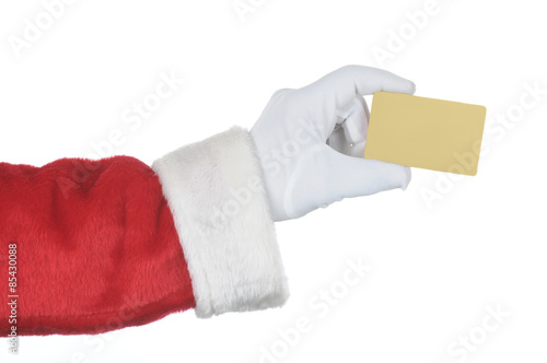 Santa Handing Gold Card