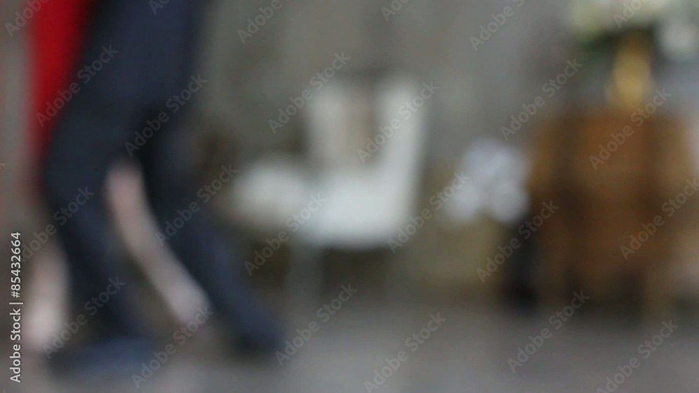 Defocused dancers feet Defocused dancers feet