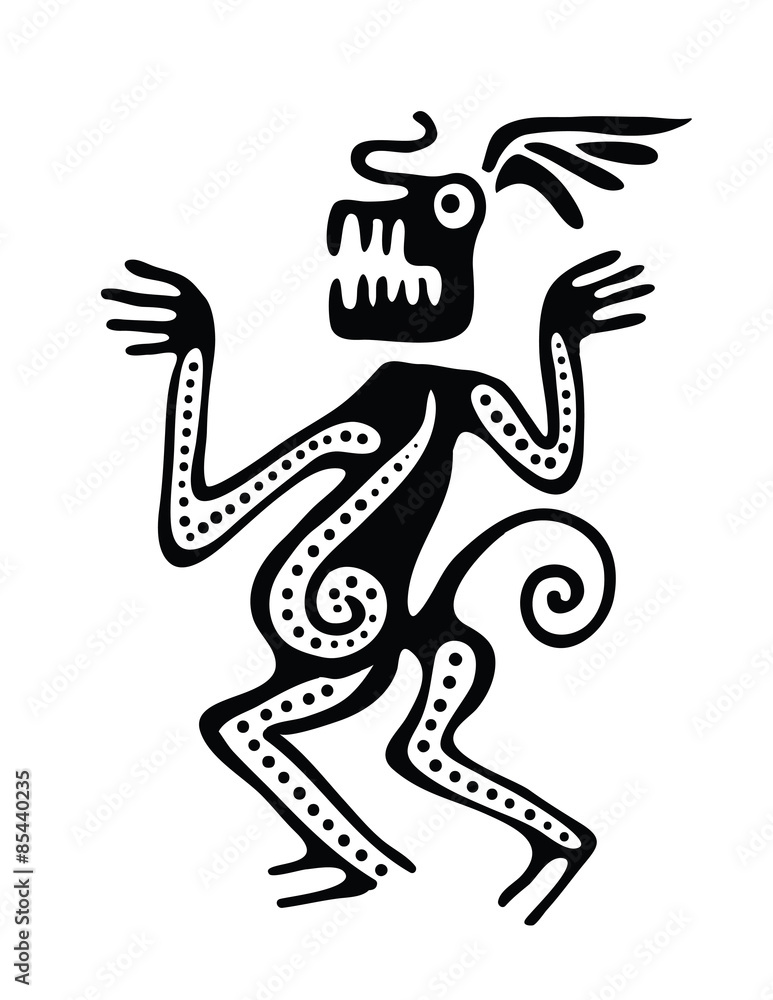 Fototapeta premium illustration in maya style