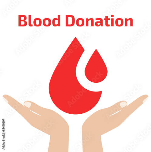 Donate blood logo