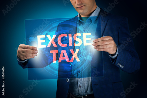 Businessman holding a transparent screen with an inscription a e