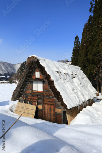 Shirakawa go village hut