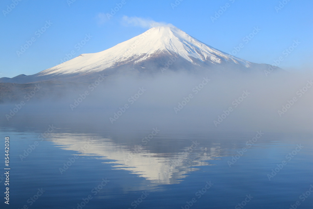 山中湖からの富士山