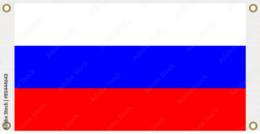 Russia flag background, Eyelet punch the corner Russia flag background, Eyelet punch the corner