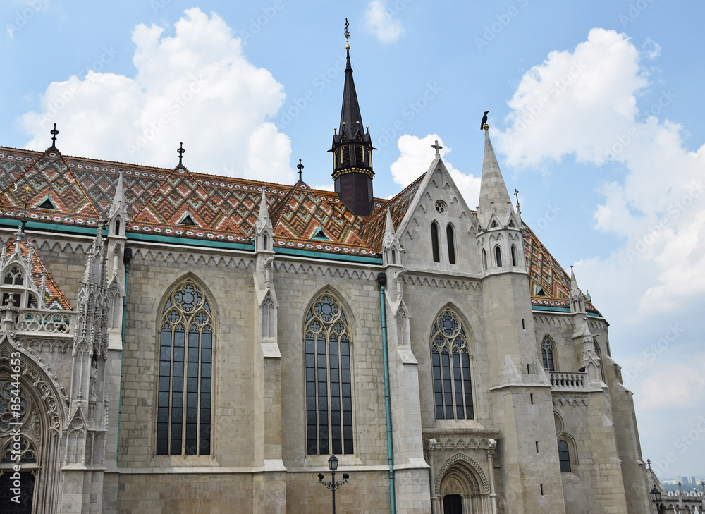 Obraz premium Matthias church, Budapest, Hungary