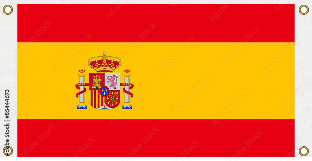 Spain flag background, Eyelet punch the corner Spain flag background, Eyelet punch the corner