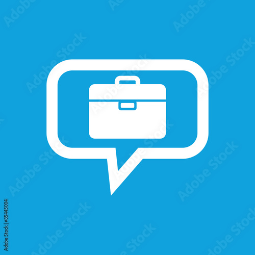 Briefcase message icon