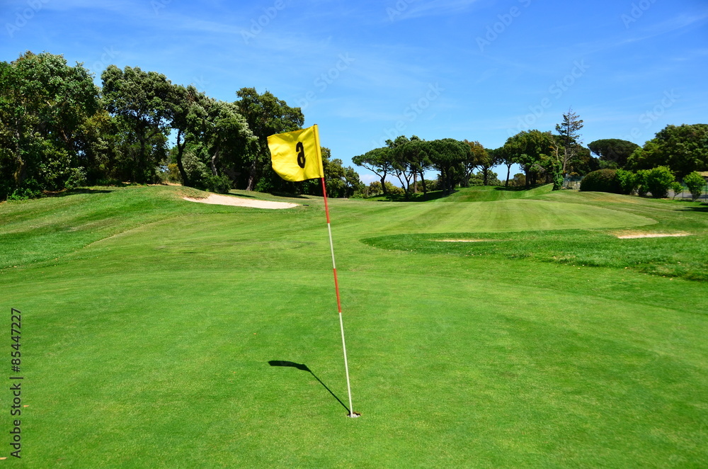 Obraz premium parcours de golf en Espagne