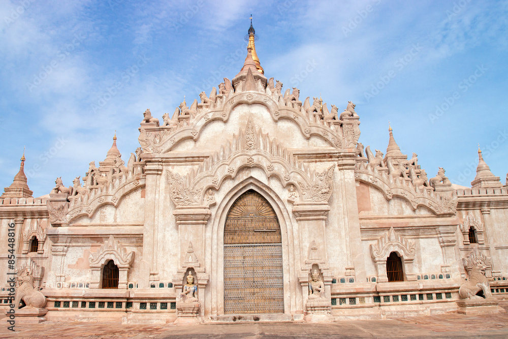 one gate of Ananda temple in Bagan, Myanmar