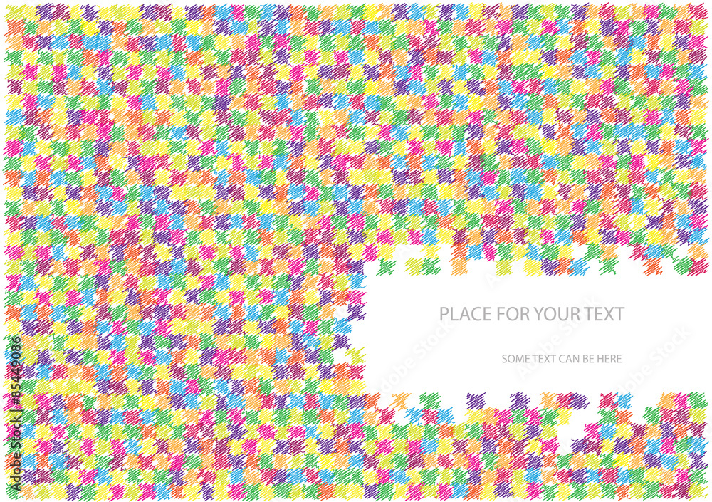 bright vector mosaic tiles sketch bright vector mosaic tiles sketch