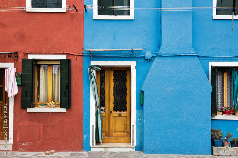 Farbenfrohe Häuser in Burano | Venezien 