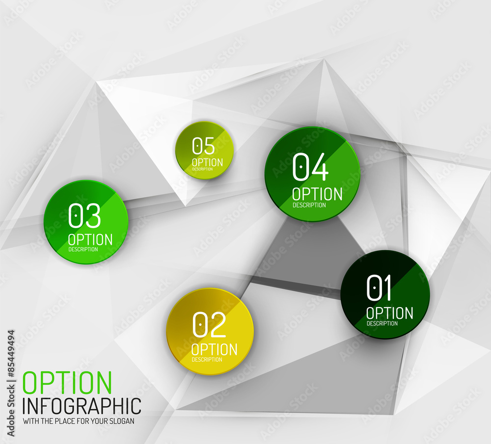 Vector fresh business abstract infographics template Vector fresh business abstract infographics template