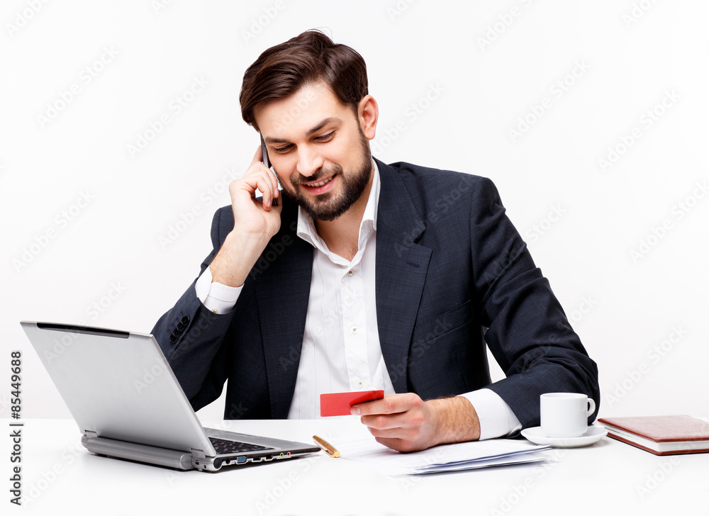 Confident businessman portrait