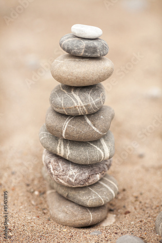 Photography Zen stones garden