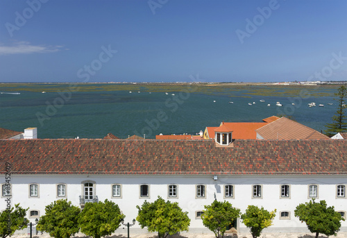 View of the old town of Faro - Capital of Algarve - Portugal, Europe