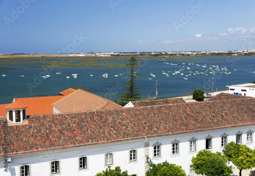 View of the old town of Faro - Capital of Algarve - Portugal, Europe