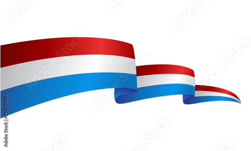 ribbon flag red blue stripe