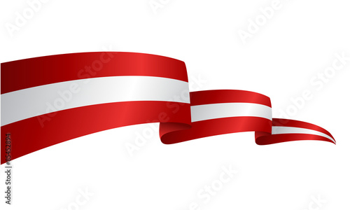ribbon flag red stripe