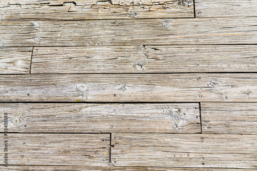 Fototapeta premium Old Weathered Beach Planks