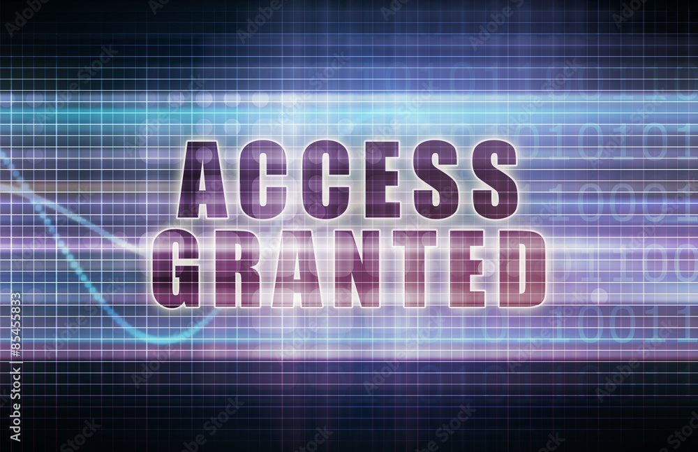 Fototapeta premium Access Granted