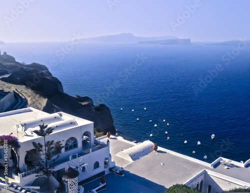 Santorini island view in Greece