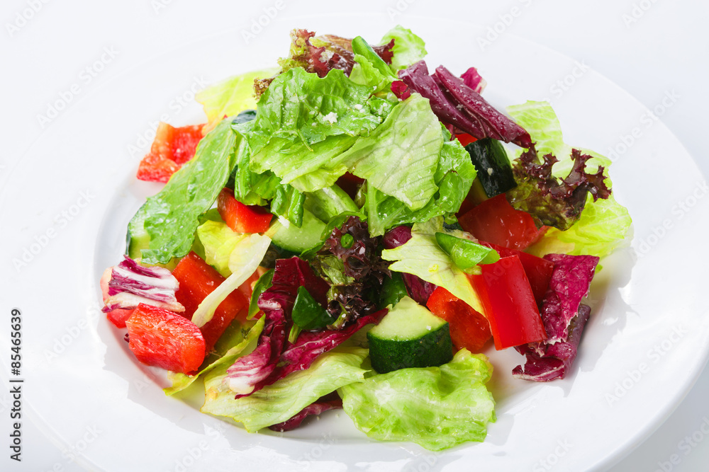 Restaurant healthy food - vegetable salad
