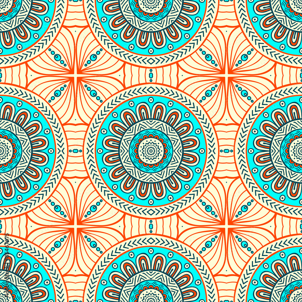 Abstract vector background seamless pattern