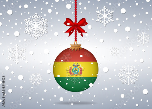 christmas background bolivia