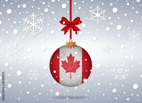 christmas background canada
