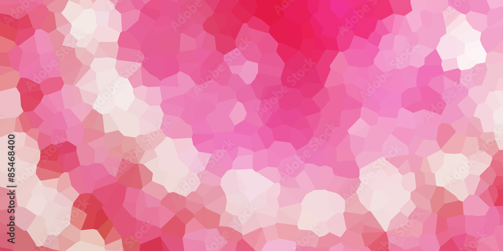 Fototapeta premium Pink beige crimson triangular polygon pattern background