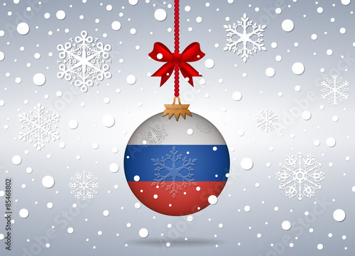 christmas background russia