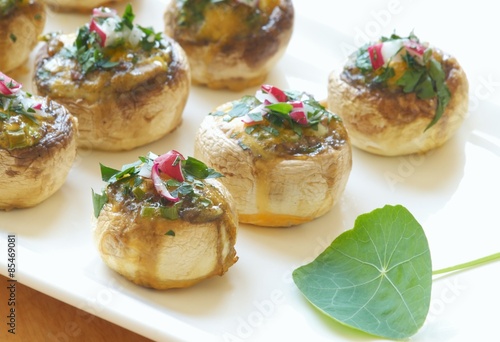 Stuffed mushrooms photo