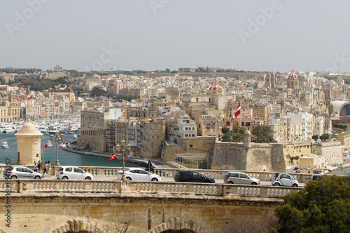 Vue d'Isla depuis La Valetta photo