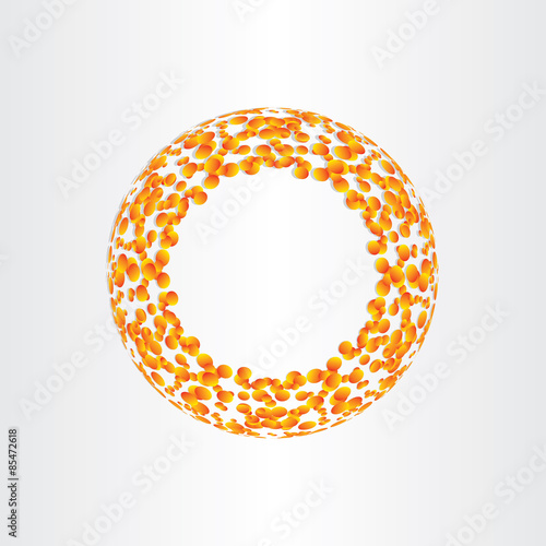 abstract circle background fusion energy