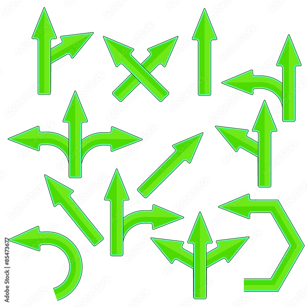 Green Arrows Green Arrows