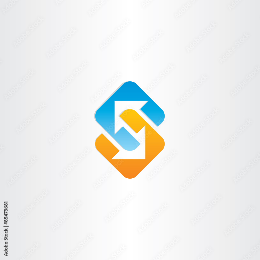 letter s arrows symbol letter s arrows symbol