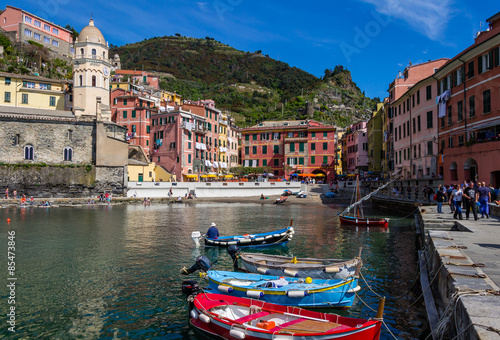 The Cinque Terre is a string of centuries-old seaside villages on the rugged Italian Riviera coastline. In each of the 5 towns.