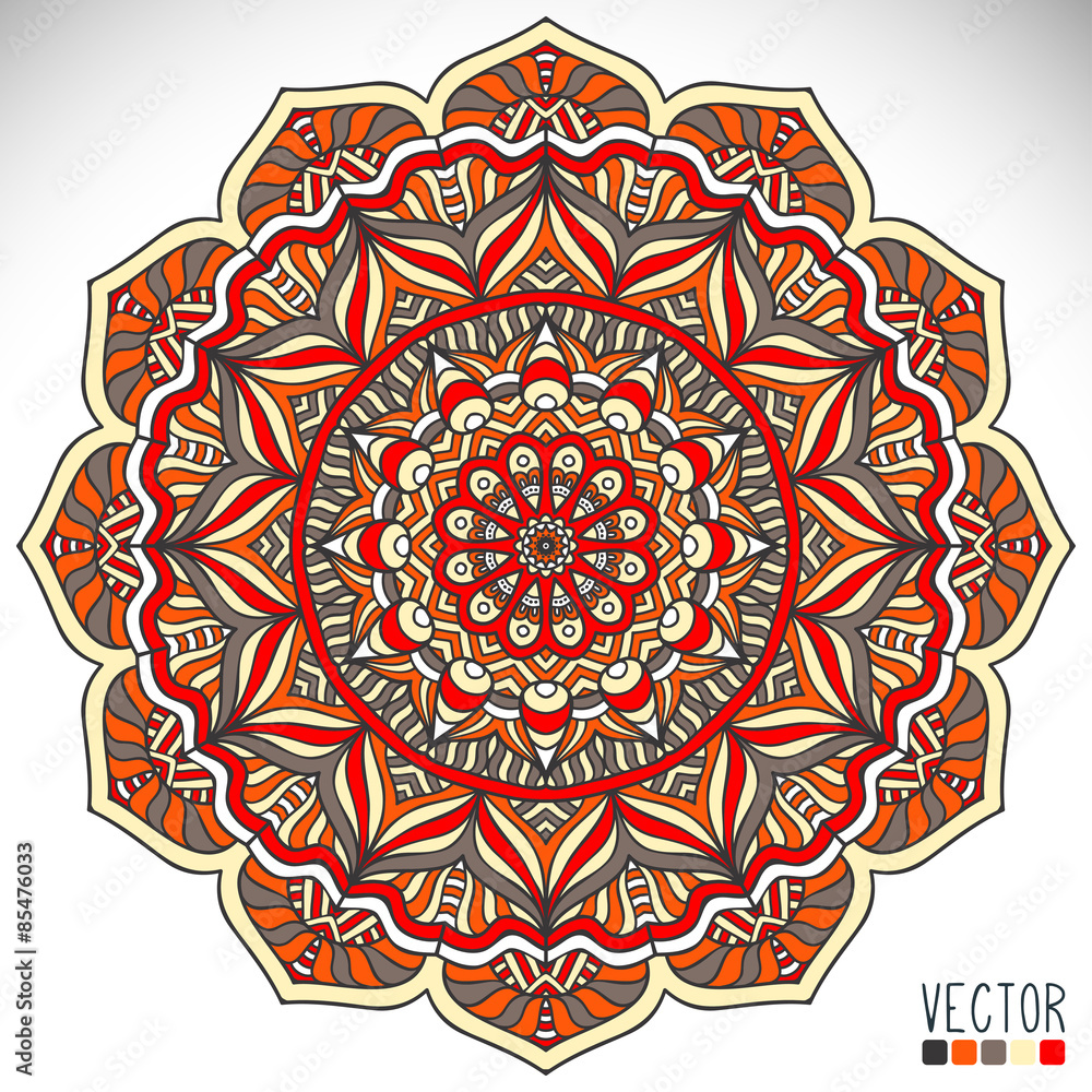 Mandala. Round Ornament Pattern