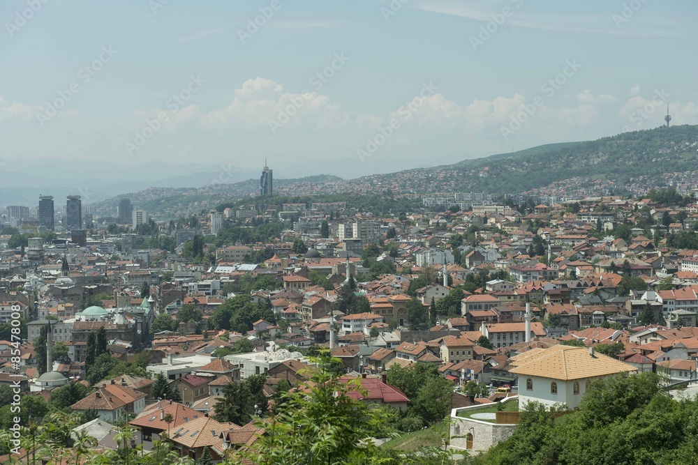 panorama di Sarajevo