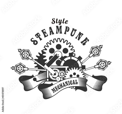 Steampunk Badge