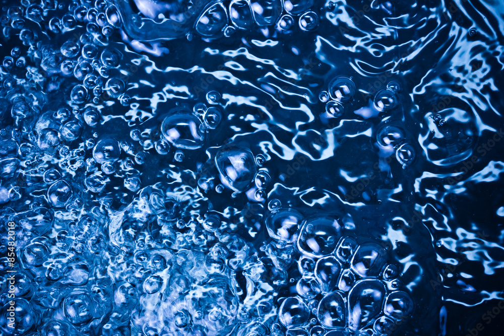 Abstract blue water bubble texture. Abstract blue water bubble texture.