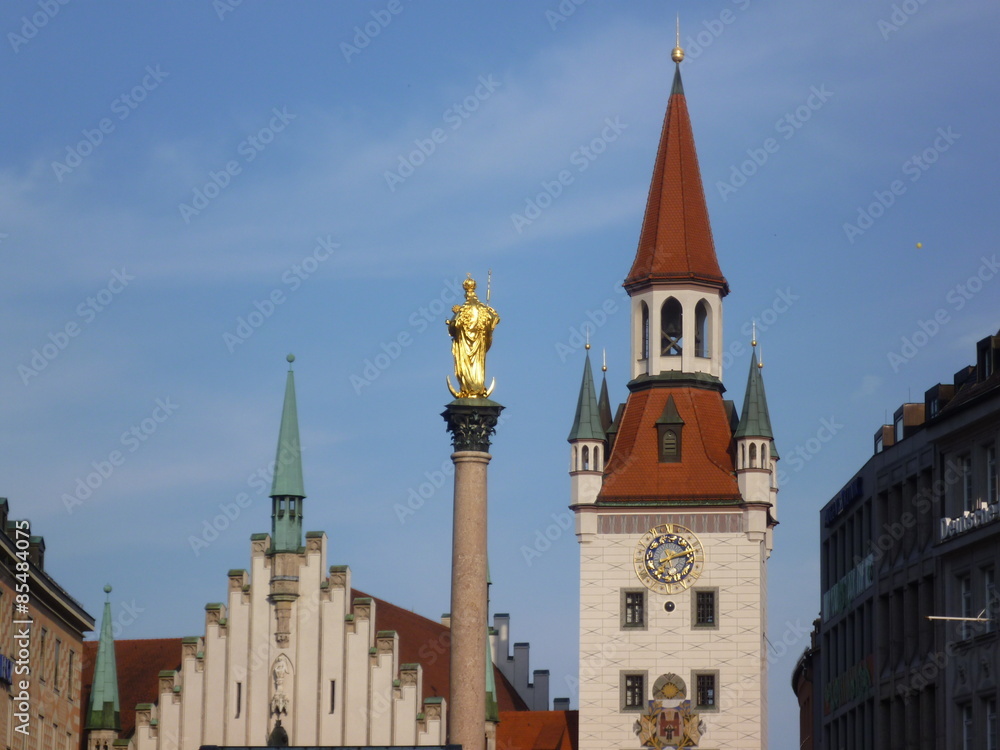 Obraz premium München Mariensäule