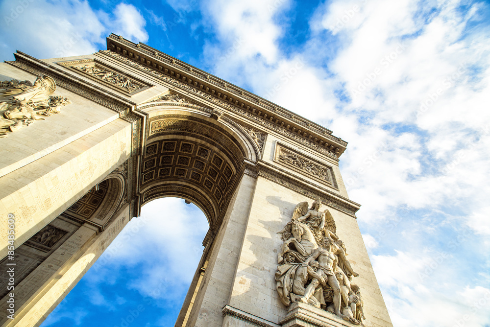 Fototapeta premium Arch of Triumph in Paris