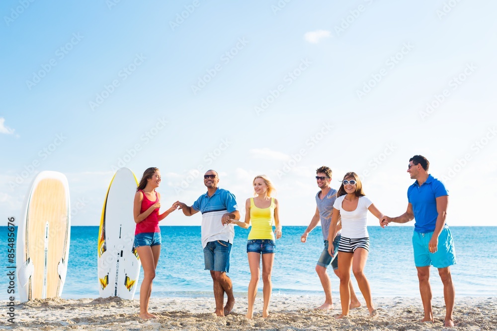 Beach, summer, beer. Beach, summer, beer.