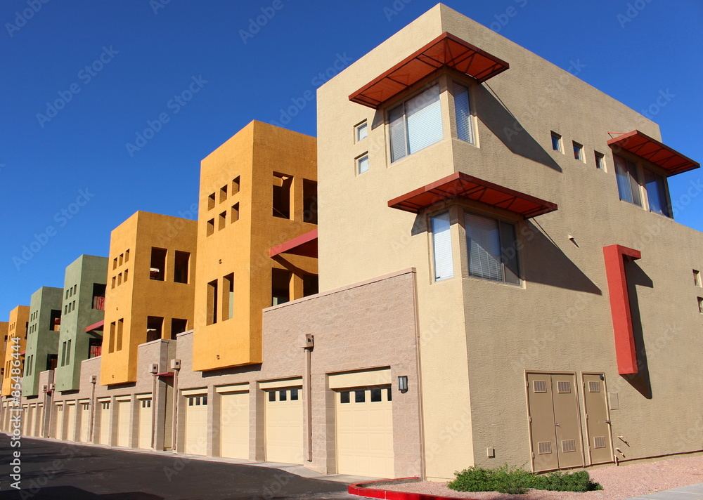 Fototapeta premium Modern Colorful Apartment